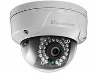 LevelOne IPCam FCS-3096 Dome Out 8MP H.265 IR 9W PoE, Weiß