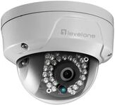 LevelOne IPCam FCS-3096 Dome Out 8MP H.265 IR 9W PoE, Wei&szlig;