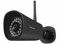 Foscam G4P - Schwarze Super HD Outdoor IP Kamera mit 20m Nachtsicht,