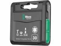 Wera Bit-Sortiment, Bit-Box 15 Impaktor TX 30, 15-teilig, 05057776001, 7.4 x 6.9 x 2