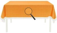 EXKLUSIV HEIMTEXTIL Gartentischdecke mit Fransen Tischdecke Classic Outdoor PVC