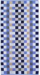 Caw&ouml; Handt&uuml;cher Unique Karo 942 Handtuch 50x100 cm color Saphir