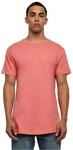 Urban Classics Herren Geformtes langes T-Shirt, Coral, M