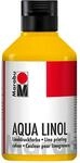 Marabu 15100013021 - Linoldruckfarbe auf Wasserbasis, wischfest, Mittelgelb, 250 ml,