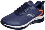 Skechers Herren Skech Air Element 2.0 Lomarc Trainers, Navy Mesh Synthetic Trim, 41