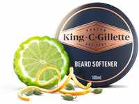 King C. Gillette Bartpflege Bartbalsam Männer (100 ml) mit Sheabutter, Arganöl, und