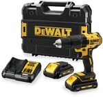 DeWalt DCD777L2T-QW Kompakter b&uuml;rstenloser Bohrschrauber 18 V Xr - 2 x 3 Ah