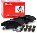 Brembo P 59 051 Bremsbelagsatz, Scheibenbremse - (4-teilig)