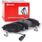 Brembo P85126 Vordere Bremsbel&auml;ge, Anzahl 4