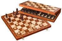 Philos 2611 - Schach, Schachspiel, Schachkassette, Feld 50 mm, K&ouml;nigsh&ouml;he 90...