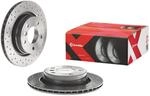 Brembo 09.7702.1X Xtra UV-beschichteter, bel&uuml;fteter Bremsrotor hinten BMW/BMW