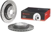 Brembo 09.A959.21 Hintere Bremsscheibe mit UV Lackierung, Anzahl 2
