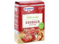 Dr. Oetker Gelierzucker für Erdbeer Konfitüre, 500 g, fertiger Gelierzucker,...