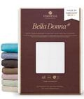 Formesse Spannbettlaken Bella Donna Single-Jersey wei&szlig; Gr&ouml;&szlig;e 200x220 cm - 200x240