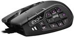EVGA X15 MMO Gaming Mouse, 8k, Wired, Black, Customizable, 16,000 DPI, 5 Profiles, 20