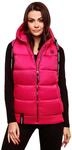 Navahoo Damen Steppweste leichte Outdoor-Weste &Uuml;bergangsjacke mit Kapuze Kassidy