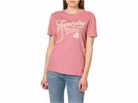 Superdry Womens Workwear Graphic Tee T-Shirt, Dusty Rose, M