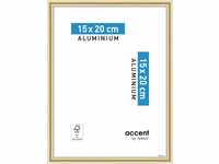 accent by nielsen Aluminium Bilderrahmen Accent, 15x20 cm, Gold