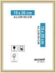 accent by nielsen Aluminium Bilderrahmen Accent, 15 x 20 cm, Gold