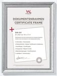 walther design JA130S Lounge Picture Frame, 8.25 x 11.75 inch (21 x 29.7 cm), Silver