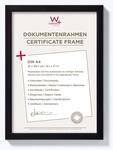 walther design Bilderrahmen schwarz 21 x 29,7 cm (DIN A4) Construction Designrahmen
