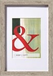 walther design EA015D Stockholm Holzrahmen, 10x15 cm, grau
