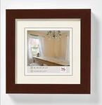 walther design BP010N Peppers Bilderrahmen, Holz, 10 x 10 cm, nussbaum
