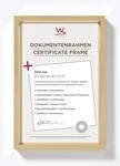 walther design Bilderrahmen gold 21 x 29,7 cm (DIN A4) mit Passepartout, Steel Style