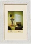 walther design Bilderrahmen polarweiss 18 x 24 cm mit Passepartout, Home Holzrahmen