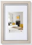 walther design Bilderrahmen stahl 13 x 18 cm mit silberne Innenkante Metro