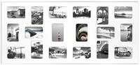 Nielsen Pixel 18 weiss 49,5x109,2cm inkl. Passepartout, 18 Fotos Bilderrahmen