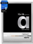 nielsen Aluminium Bilderrahmen Alpha, 13 x 18 cm, Silber