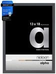 nielsen Aluminium Bilderrahmen Alpha, 13 x 18 cm, Dunkelgrau