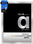 nielsen Aluminium Bilderrahmen Alpha, 13 x 18 cm, Silber