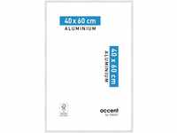accent by nielsen Aluminium Bilderrahmen Accent, 40x60 cm, Weiß Glanz