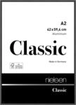nielsen Bilderrahmen, 42 x 59,4 cm (A2), Aluminium, Schwarz matt, Posterrahmen zum