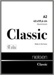 Nielsen Aluminium Bilderrahmen Classic, 42x59,4 cm (A2), Contrastgrau