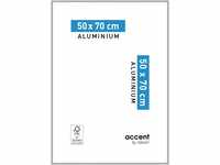 accent by nielsen Aluminium Bilderrahmen Accent, 50x70 cm, Silber