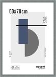 accent by nielsen Aluminium Bilderrahmen Star, 50 x 70 cm, Grau