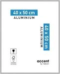 accent by nielsen Aluminium Bilderrahmen Accent, 40 x 50 cm, Silber