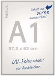 MAUL Klapprahmen MAULstandard A1 | Bilderrahmen f&uuml;r Poster, Werbemittel & Fotos 