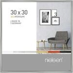 nielsen Bilderrahmen, 30 x 30 cm, Aluminium, Silber glanz, Rahmen zum Aufh&auml;ngen im