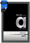 nielsen Aluminium Bilderrahmen Alpha, 10 x 15 cm, Grau
