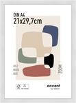 accent by nielsen Holz Bilderrahmen Zoom, 21 x 29,7 cm (A4), Wei&szlig;