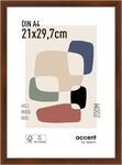 accent by nielsen Holz Bilderrahmen Zoom, 21 x 29,7 cm (A4), Braun