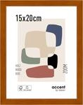 accent by nielsen Bilderrahmen, 15 x 20 cm, Holz, Honig, Fotorahmen zum Auftstellen