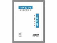 accent by nielsen Aluminium Bilderrahmen Accent, 15x20 cm, Stahlgrau