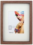 IDEAL TREND 3D Objektrahmen Bilderrahmen mit Passepartout & geh&auml;rtetem Glas Holz MDF