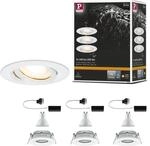 Paulmann Premium EBL Set Name IP65 schwenkbar LED 3x_W 230V GU10 51mm Wei&szlig;/Metall
