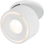 Paulmann 93372 LED Einbauleuchte Spircle 78mm incl. 1x8,0 W Warmwei&szlig; Wei&szlig; matt